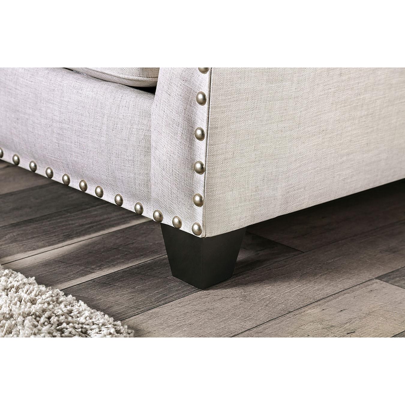  Furniture of America Phoibe Stationary Fabric Loveseat SM3078-LV IMAGE 7