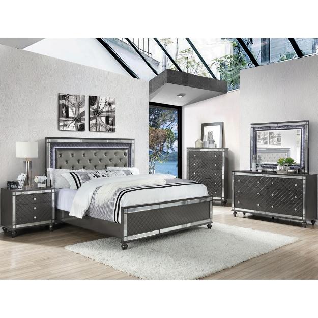  Size_King  -- Refino B1670-K King Bed IMAGE 2