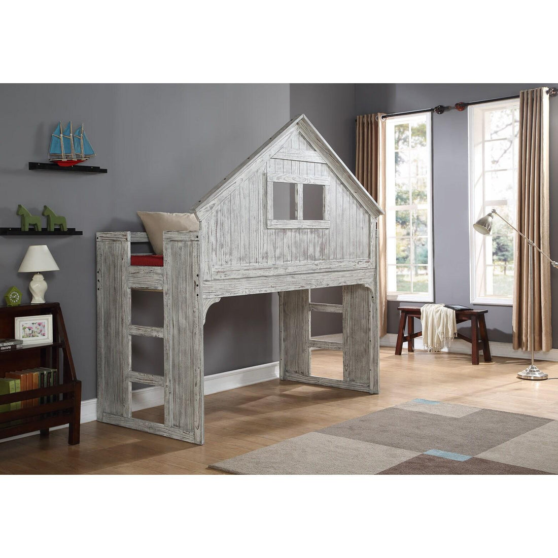  Donco Trading Company Kids Beds Loft Bed 007D IMAGE 1