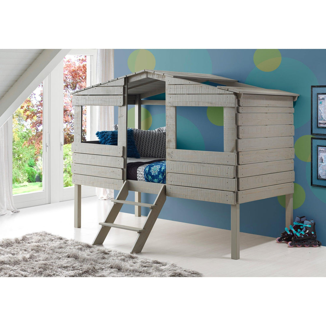  Donco Trading Company Kids Beds Loft Bed 1380-TLRG IMAGE 1