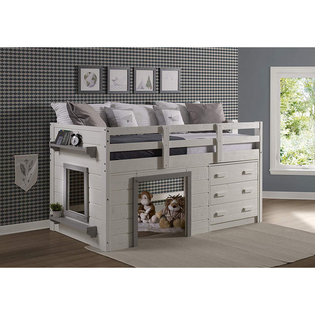  Donco Trading Company Kids Beds Loft Bed 1830-TLWG IMAGE 1