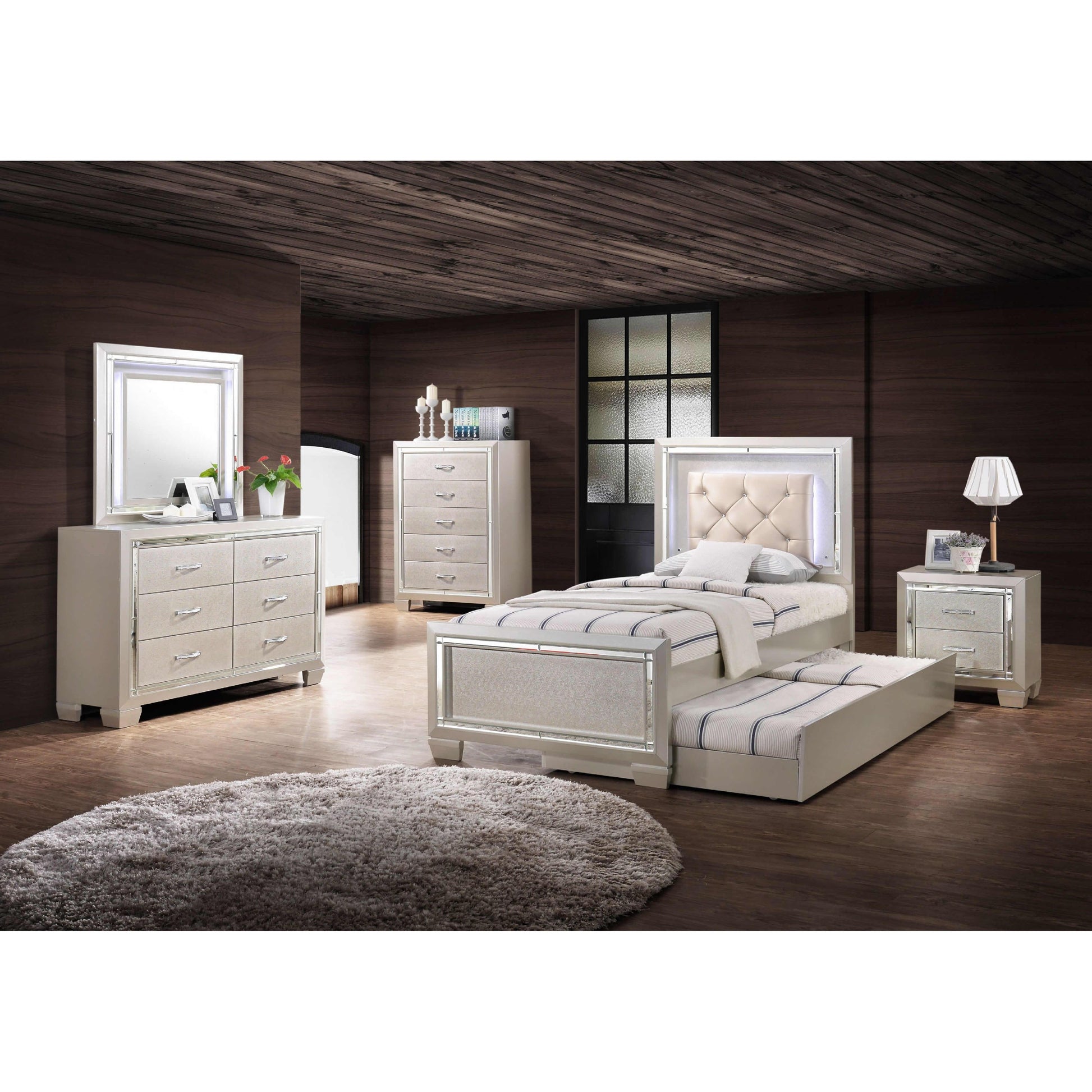  Elements International Platinum 6-Drawer Kids Dresser LT111DR IMAGE 5