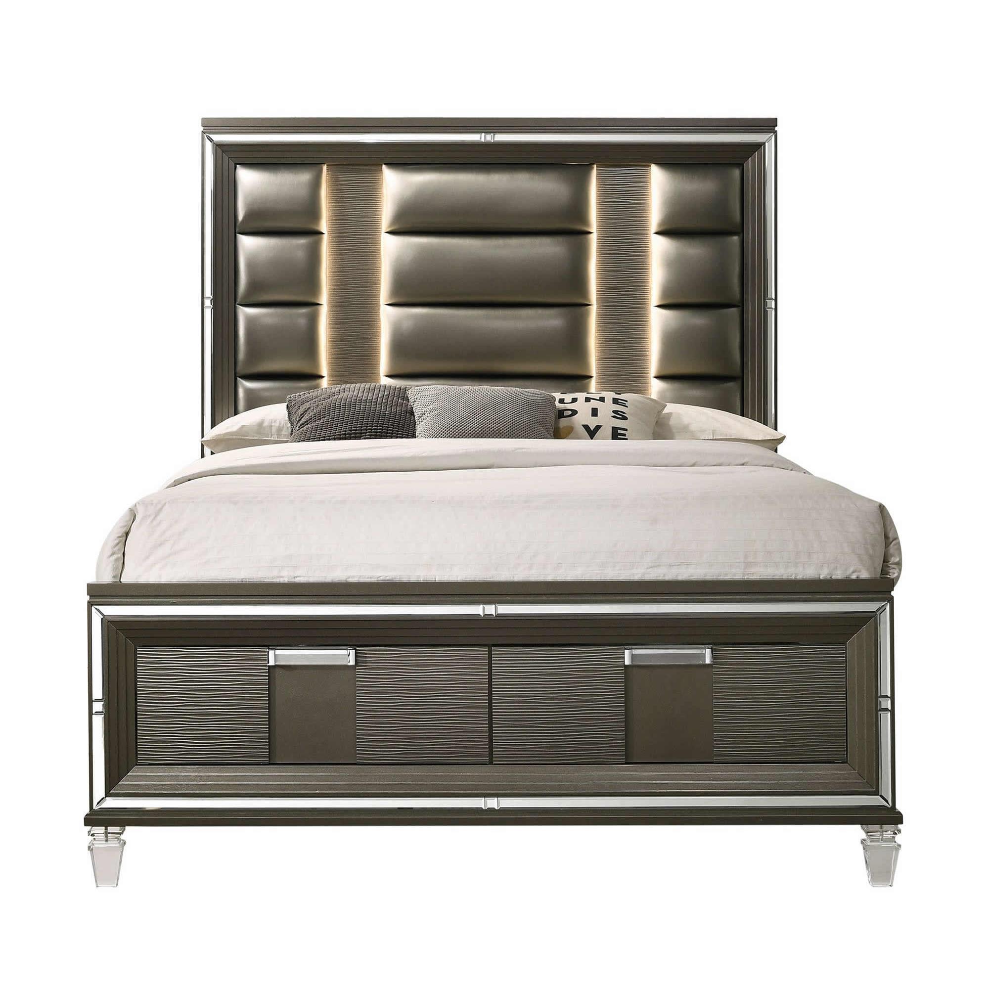  Elements International Twenty Nine Queen Platform Bed with Storage TN600QB IMAGE 1