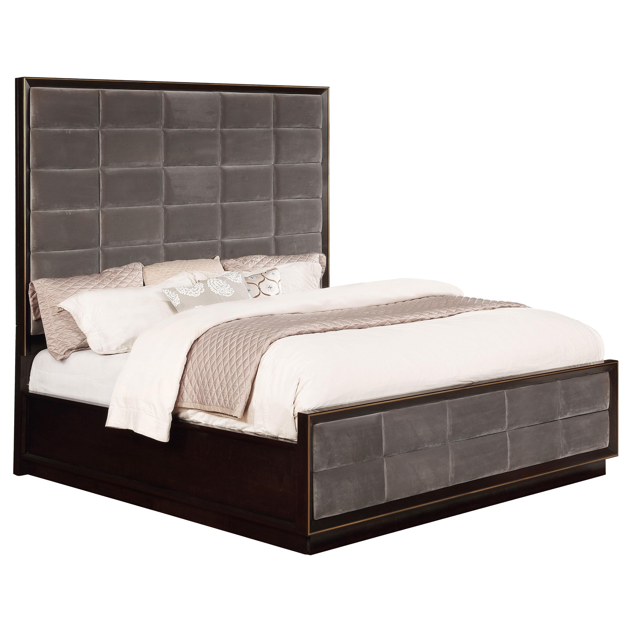  Size_King  -- Durango 223261KE 77-inch Eastern King Panel Bed - Smoked Peppercorn IMAGE 2