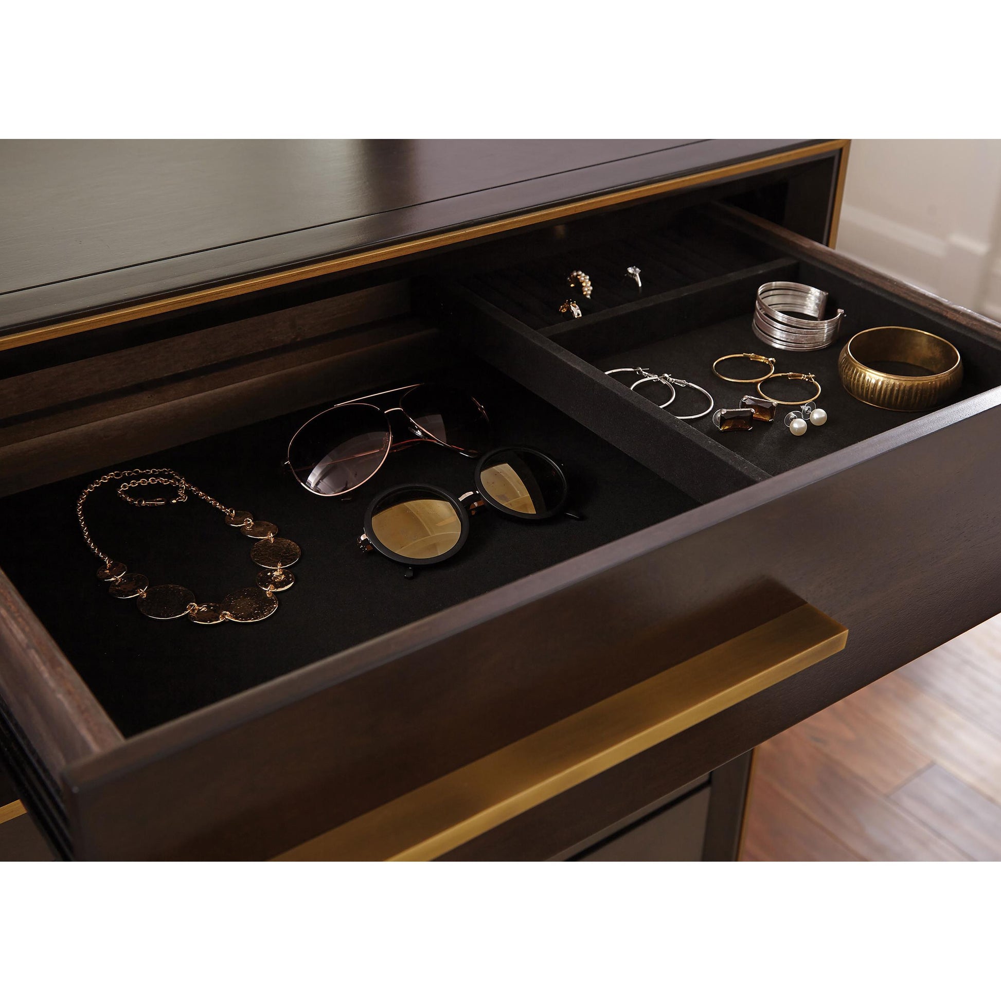  Coaster Furniture Durango 223263 8-Drawer Dresser - Smoked Peppercorn IMAGE 12