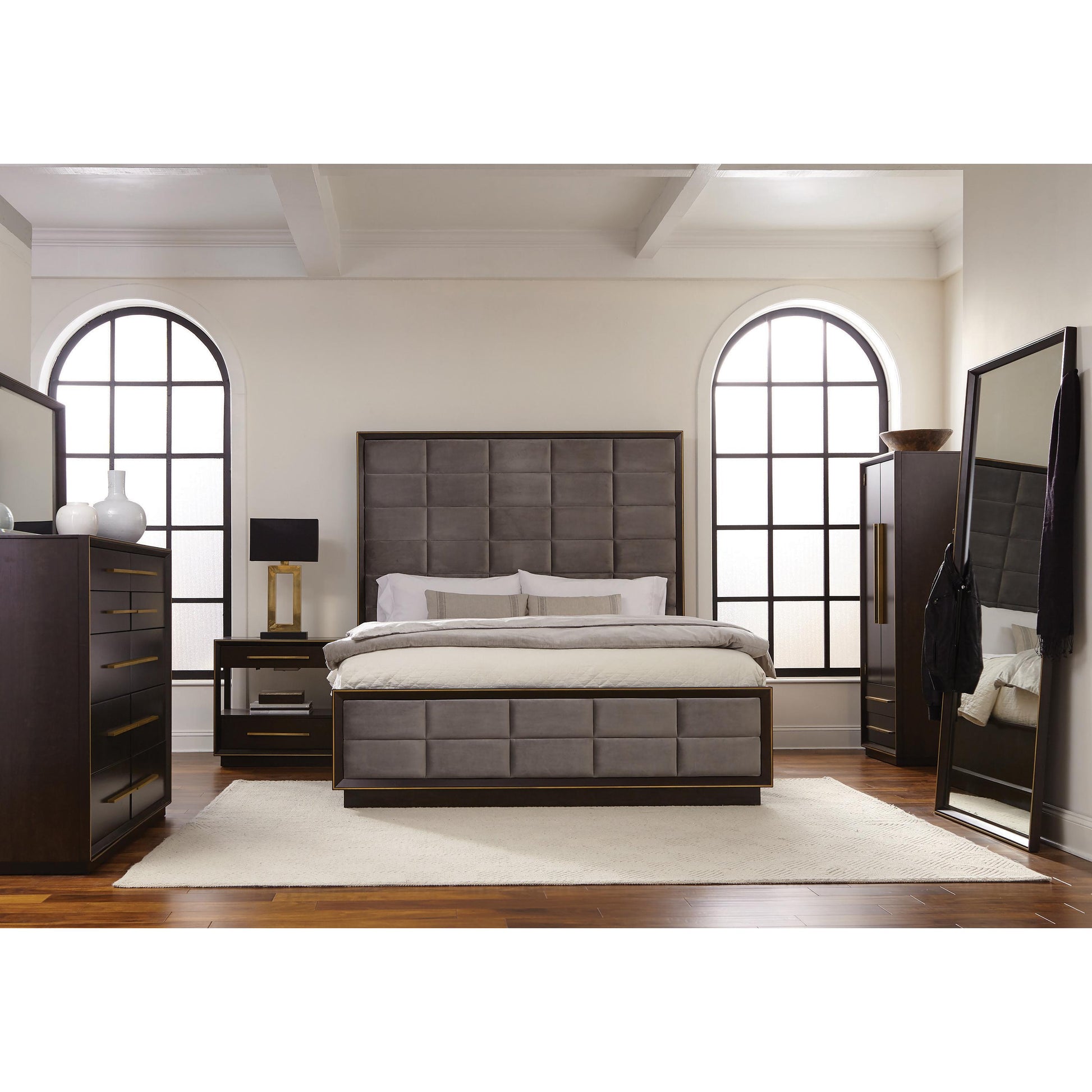  Coaster Furniture Durango 223264 Dresser Mirror - Smoked Peppercorn IMAGE 6