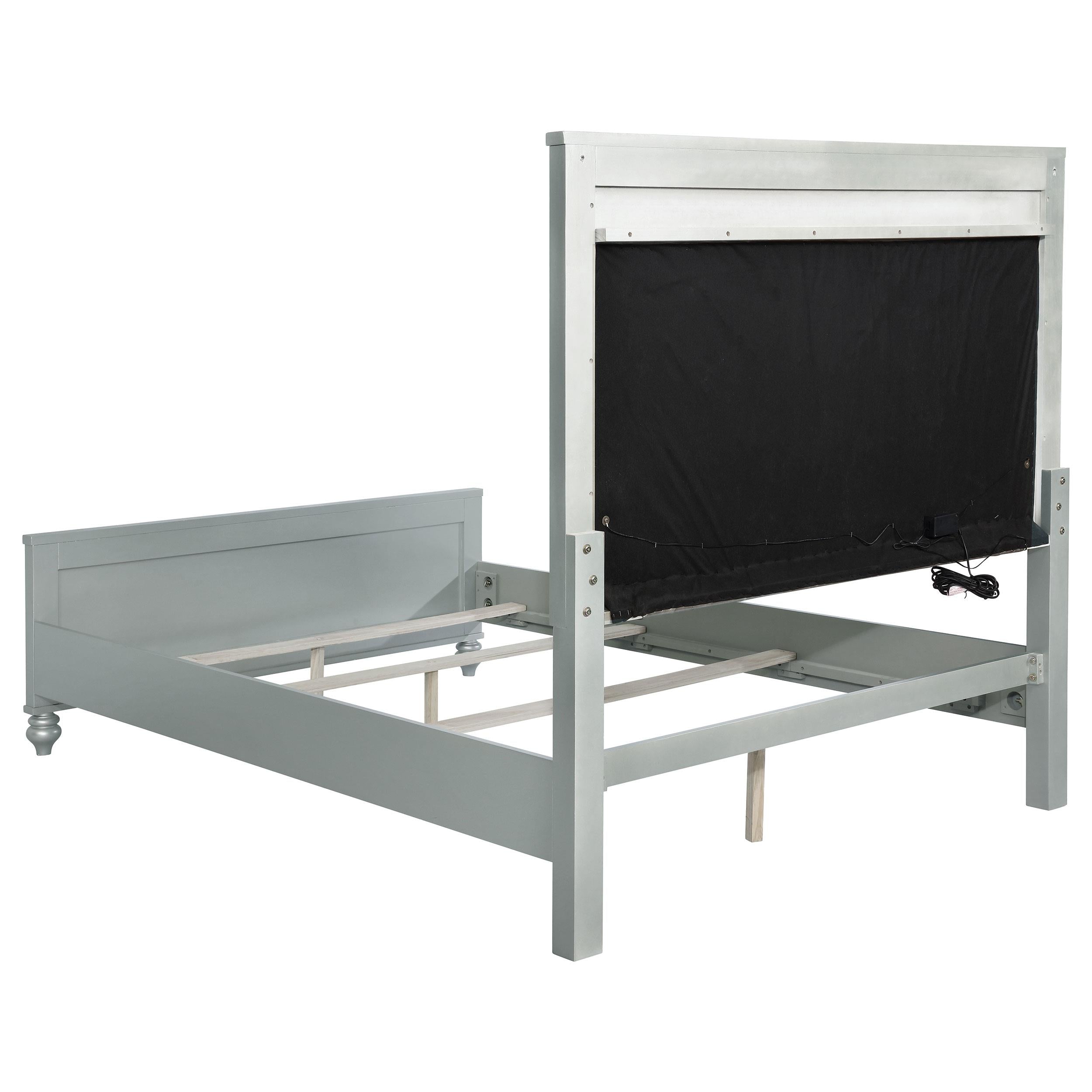  Size_Queen  -- Coaster Furniture Gunnison Upholstered Panel Bed IMAGE 3