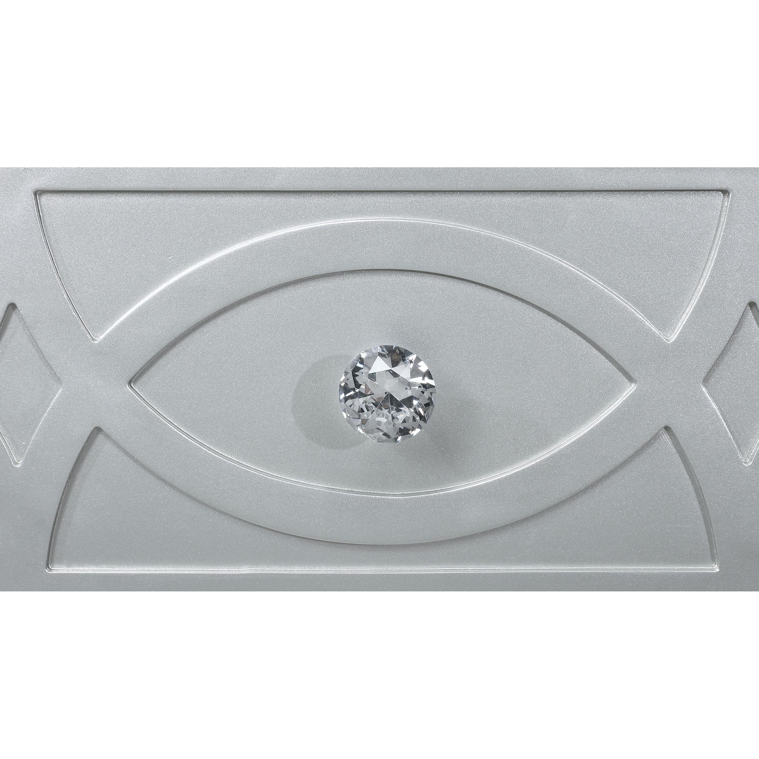  Coaster Furniture Gunnison 223215 5-Drawer Bedroom Chest - Silver Metallic IMAGE 11