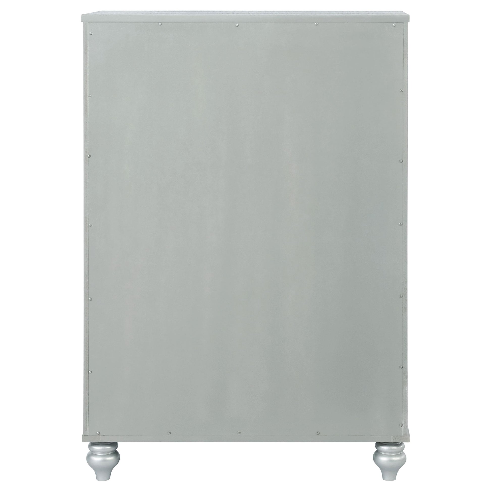  Coaster Furniture Gunnison 223215 5-Drawer Bedroom Chest - Silver Metallic IMAGE 6