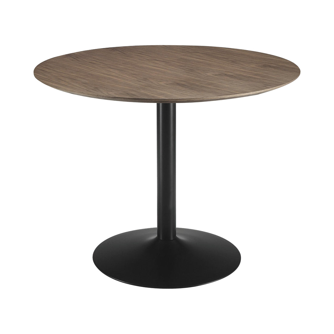  Coaster Furniture Cora 110280 Round 40-inch Wood Top Dining Table - Brown Walnut IMAGE 1