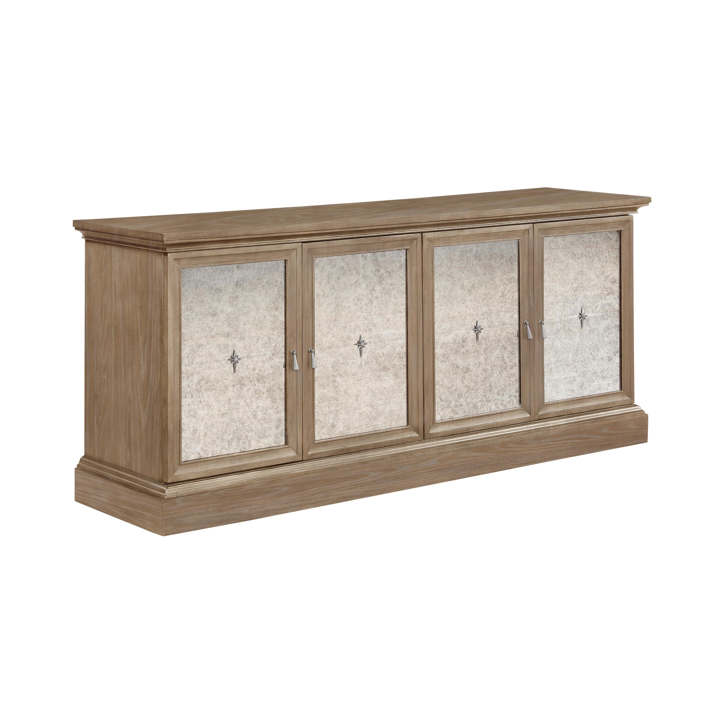  Coaster Furniture Brockway 110295 4-door Dining Sideboard Buffet Cabinet - Barley Brown IMAGE 1