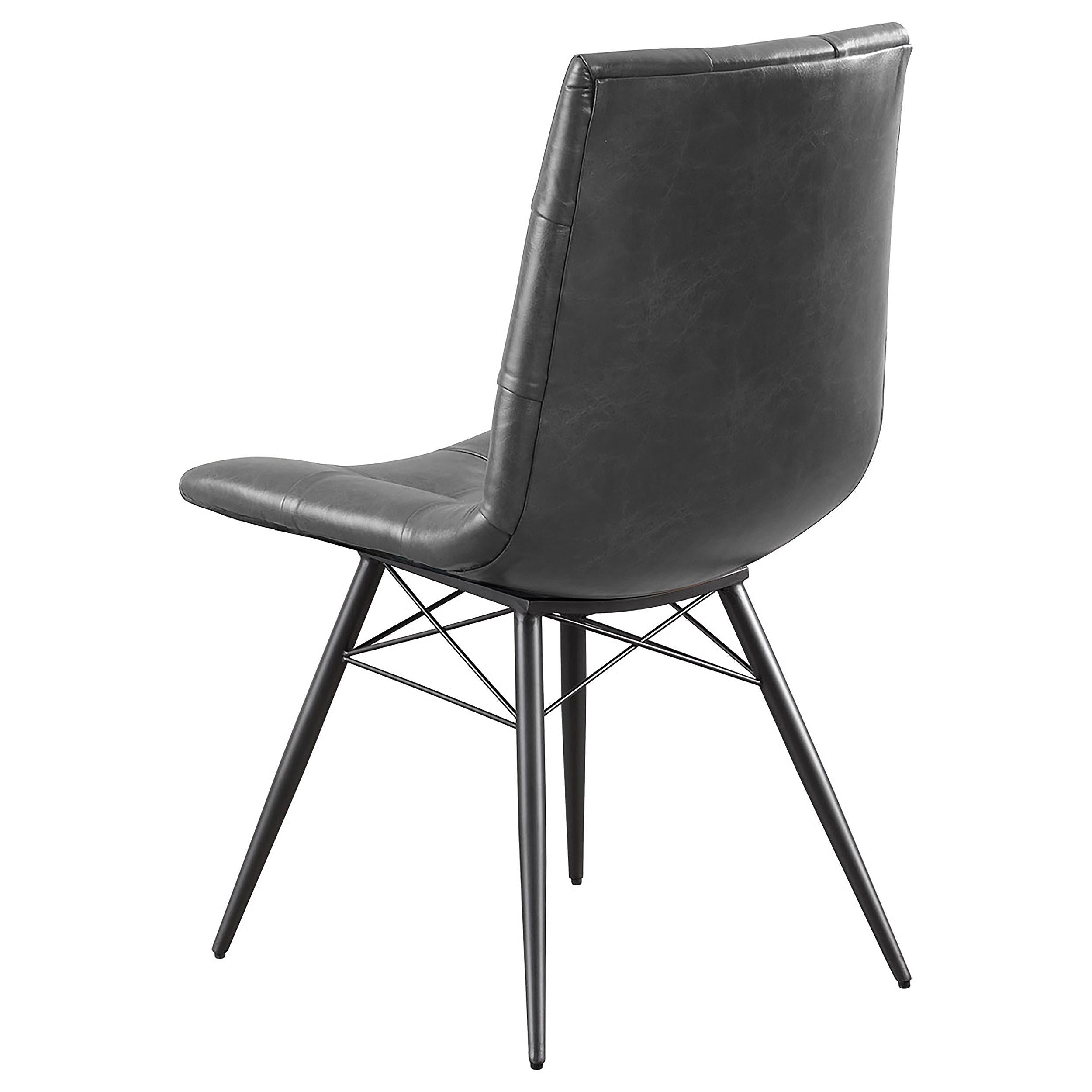  Coaster Furniture Aiken 110302 Upholstered Dining Side Chair - Charcoal IMAGE 5