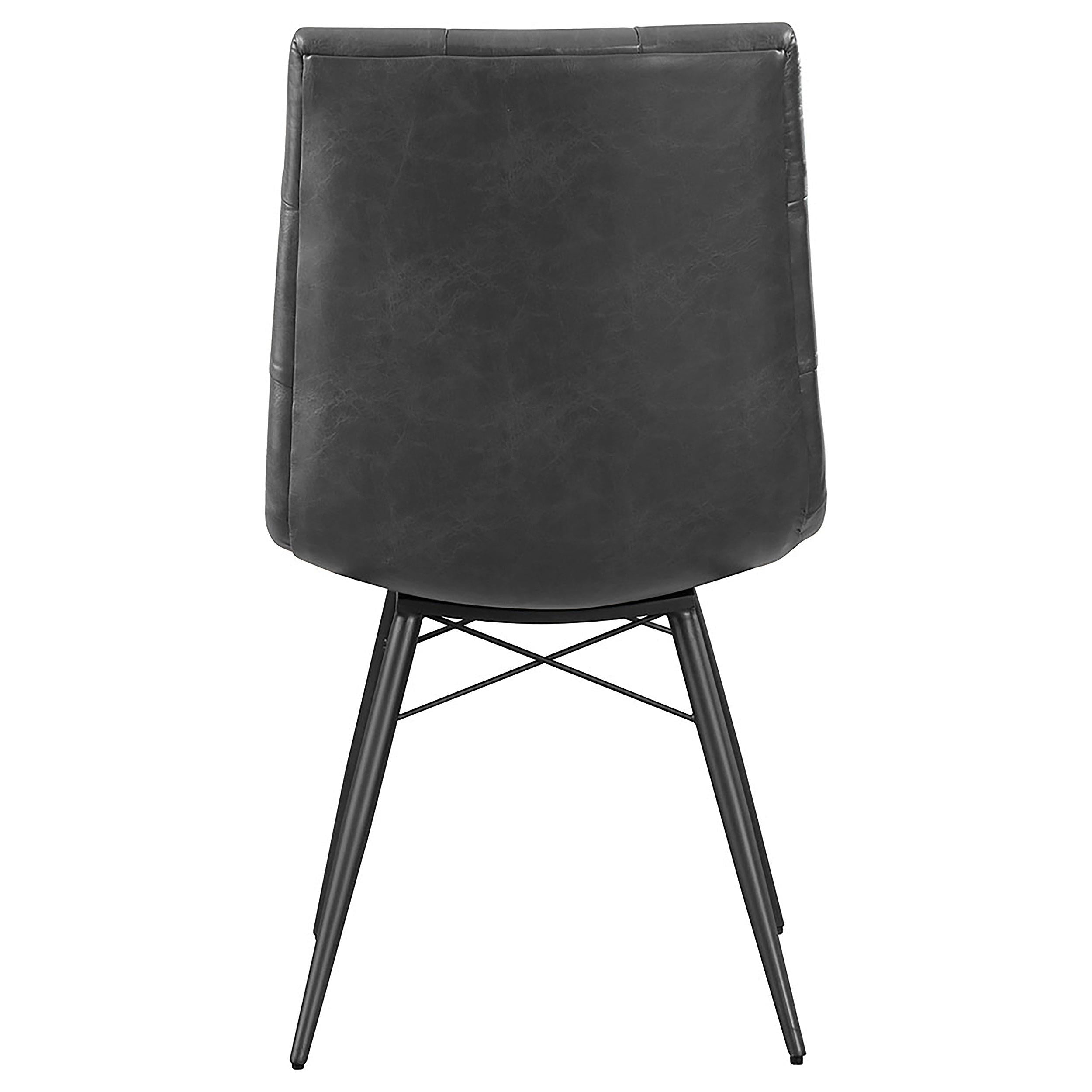 Coaster Furniture Aiken 110302 Upholstered Dining Side Chair - Charcoal IMAGE 6