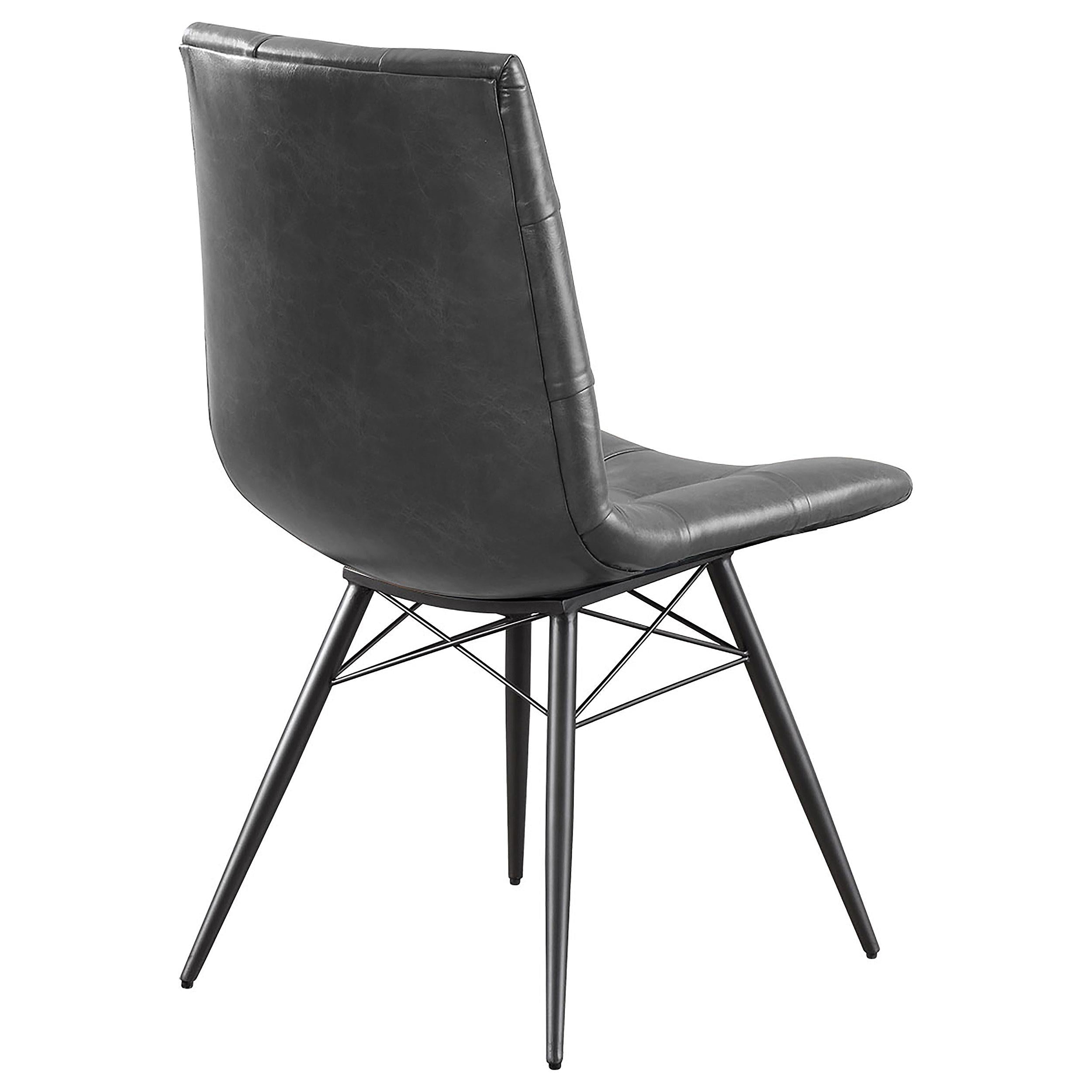  Coaster Furniture Aiken 110302 Upholstered Dining Side Chair - Charcoal IMAGE 7