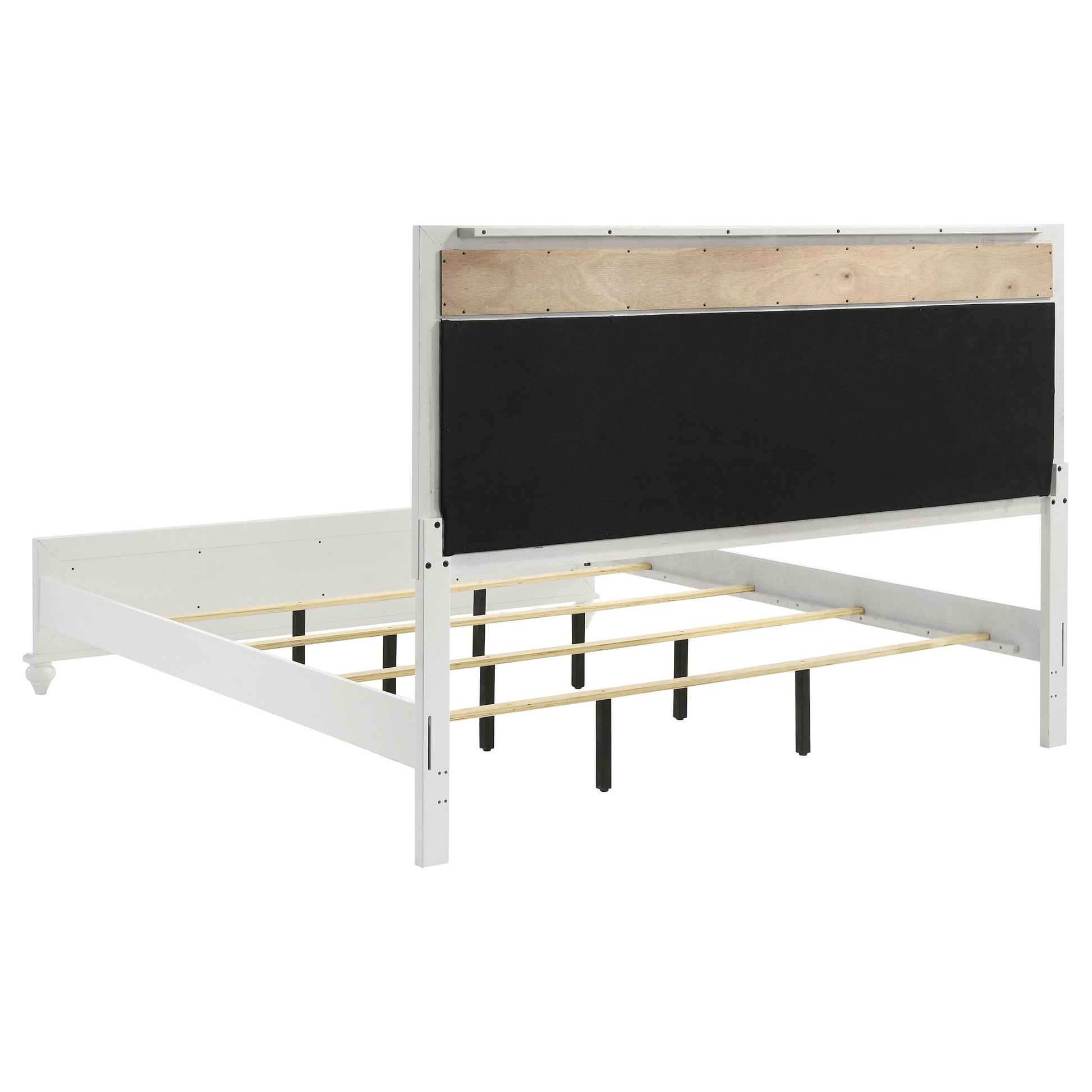  Size_King  -- Coaster Furniture Barzini Upholstered Panel Bed IMAGE 4