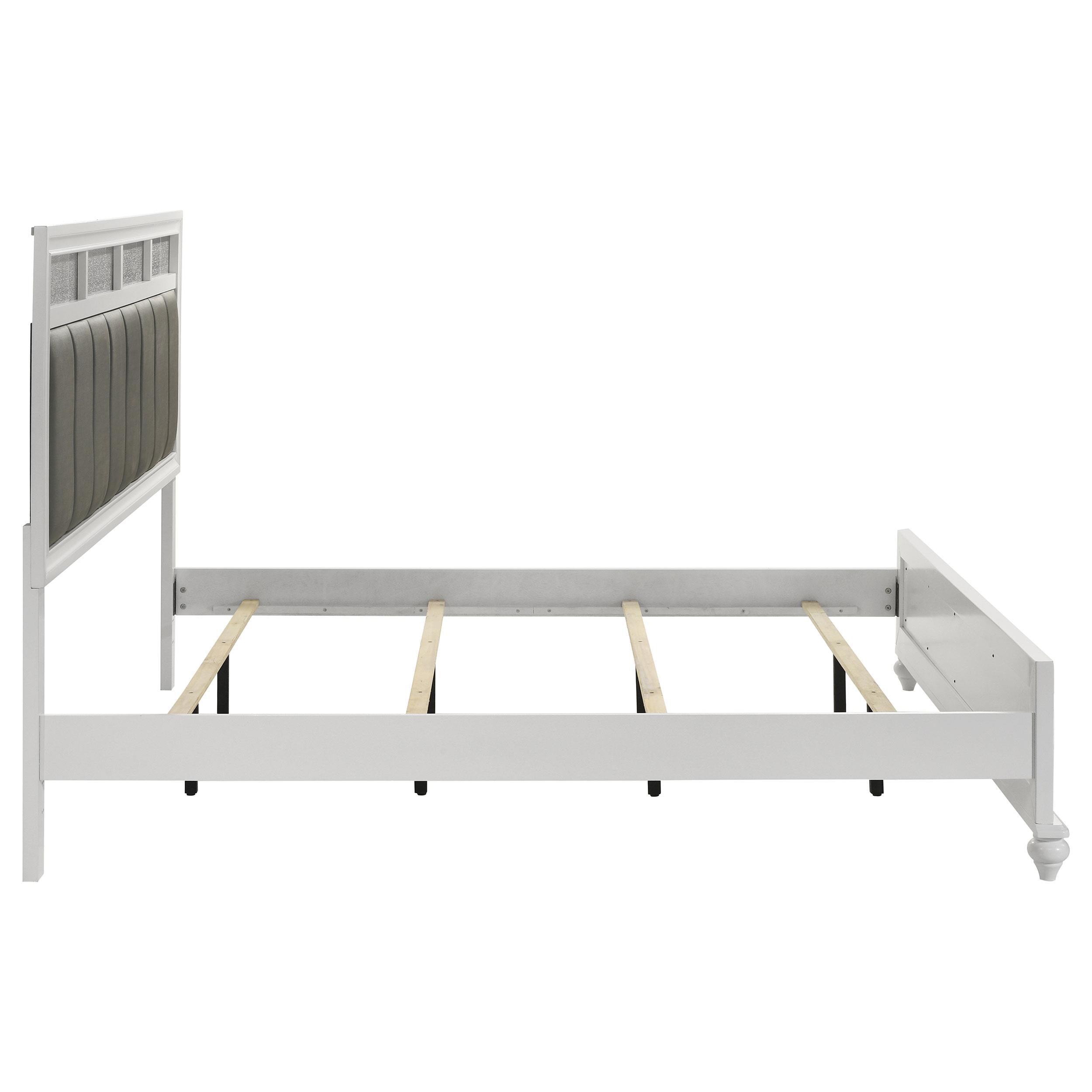  Size_King  -- Coaster Furniture Barzini Upholstered Panel Bed IMAGE 5