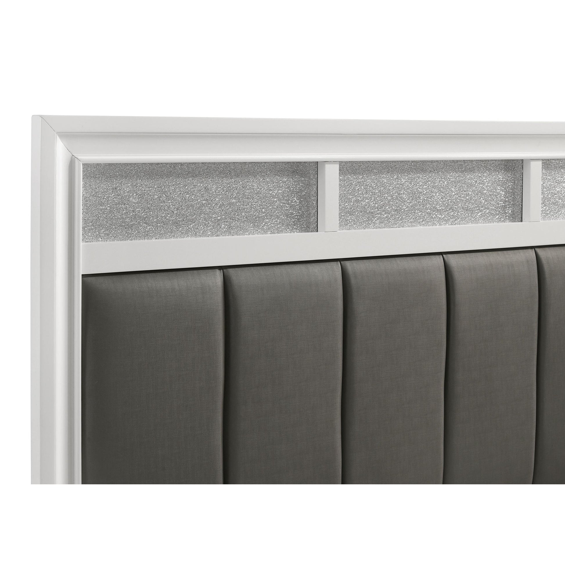  Size_King  -- Coaster Furniture Barzini Upholstered Panel Bed IMAGE 8