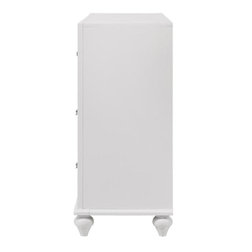  Coaster Furniture Barzini 205893 7-Drawer Dresser - White IMAGE 1