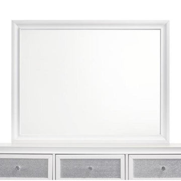  Coaster Furniture Barzini 205894 Dresser Mirror - White IMAGE 1