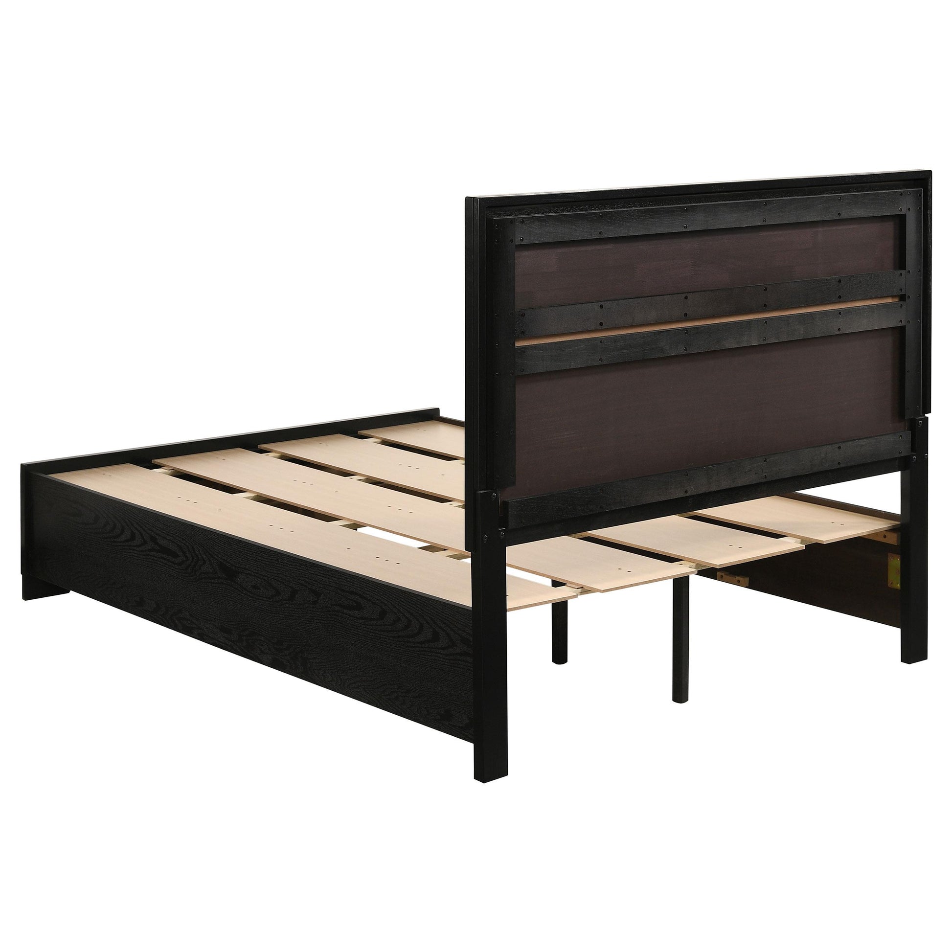  Size_Full  -- Miranda 206361F 51-inch Wood Full Storage Panel Bed - Black IMAGE 6