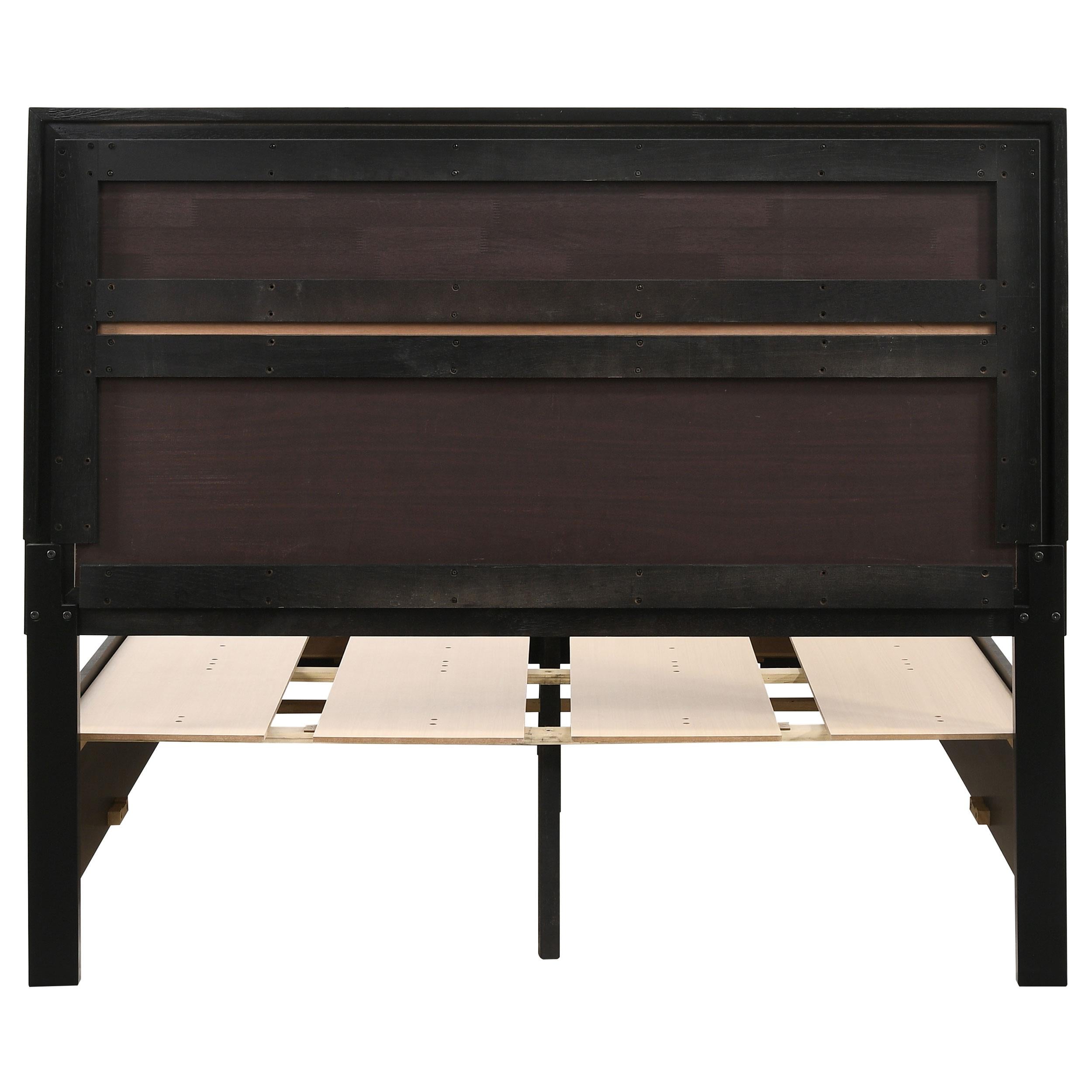  Size_Full  -- Miranda 206361F 51-inch Wood Full Storage Panel Bed - Black IMAGE 7