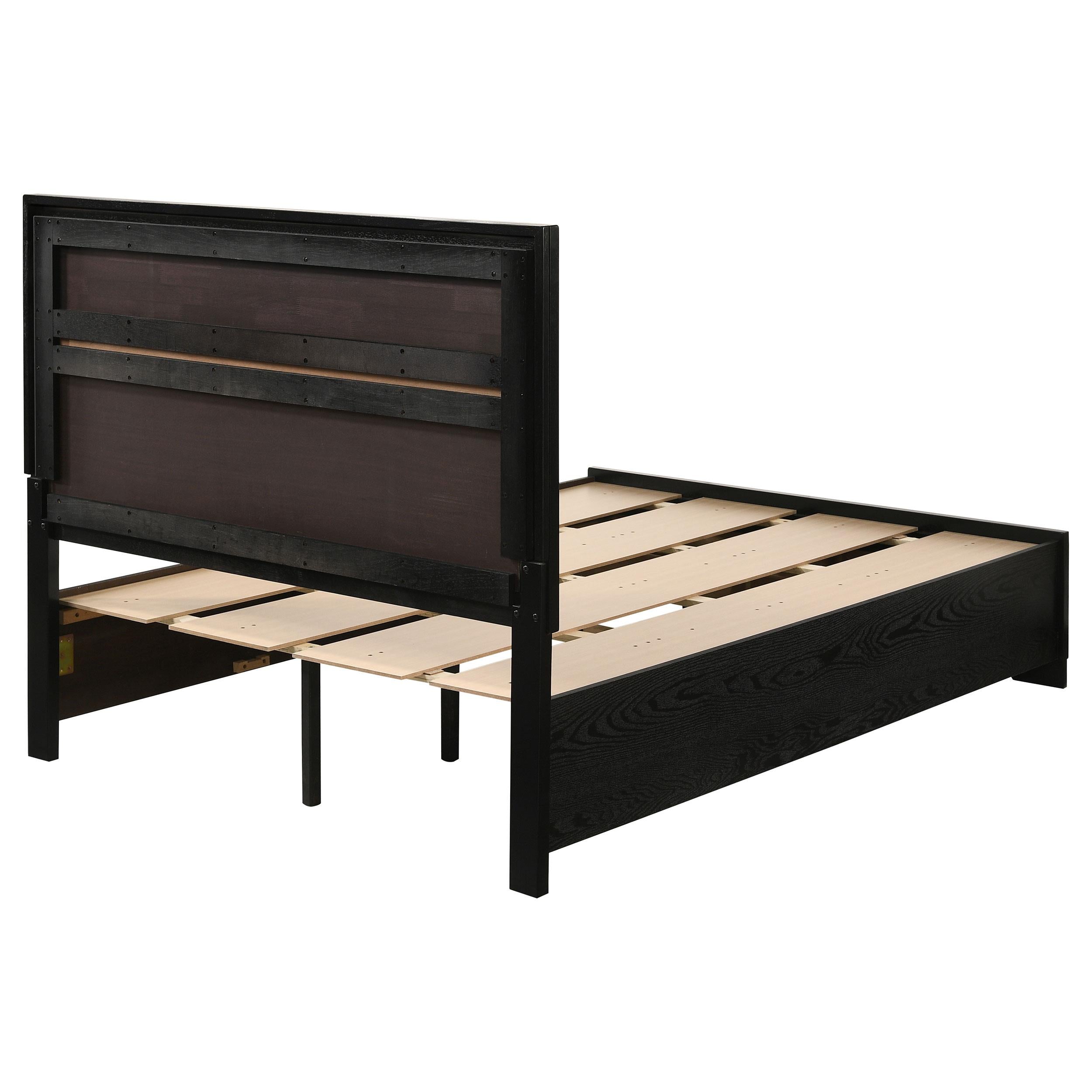  Size_Full  -- Miranda 206361F 51-inch Wood Full Storage Panel Bed - Black IMAGE 8