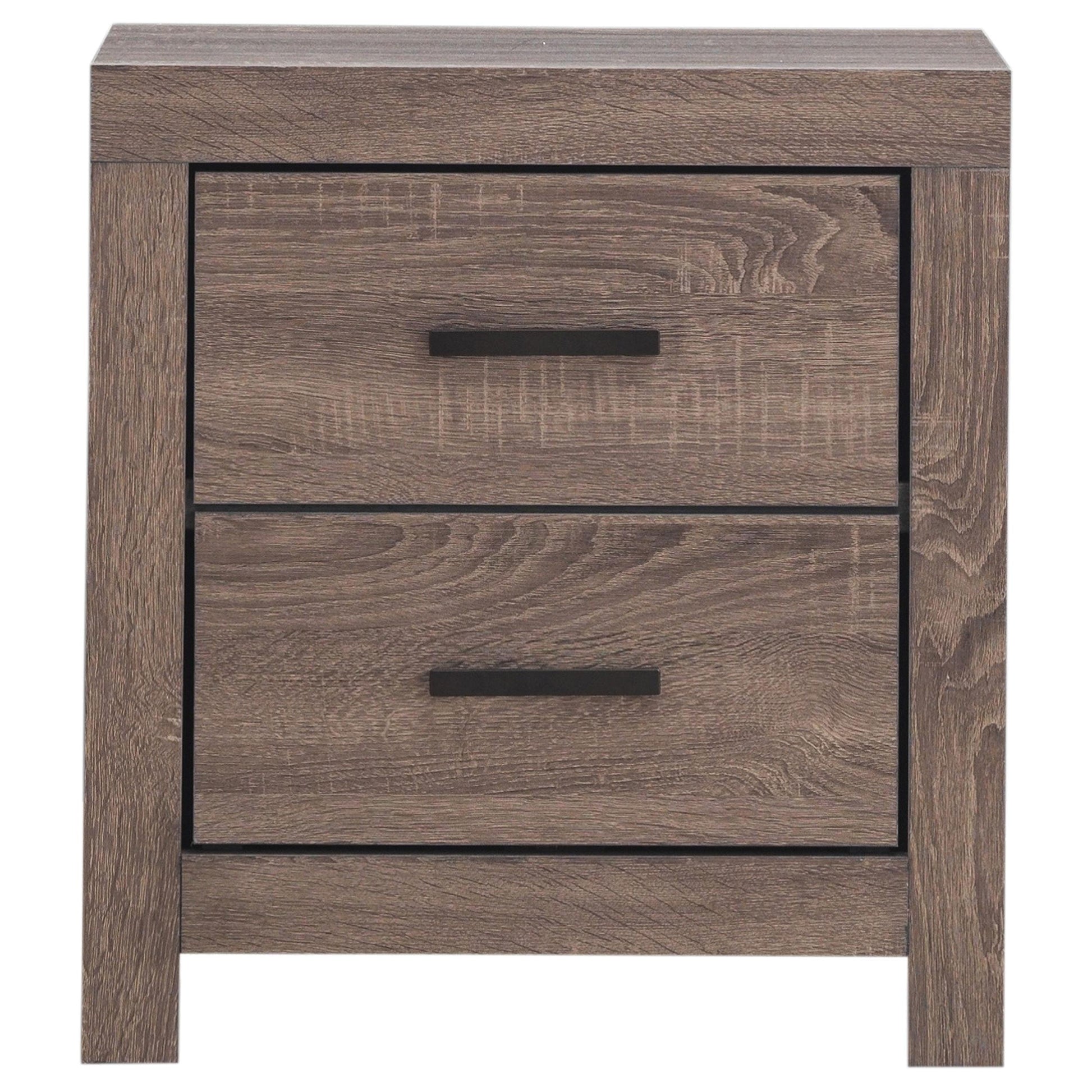  Coaster Furniture Brantford 207042 2-Drawer Nightstand - Barrel Oak IMAGE 2