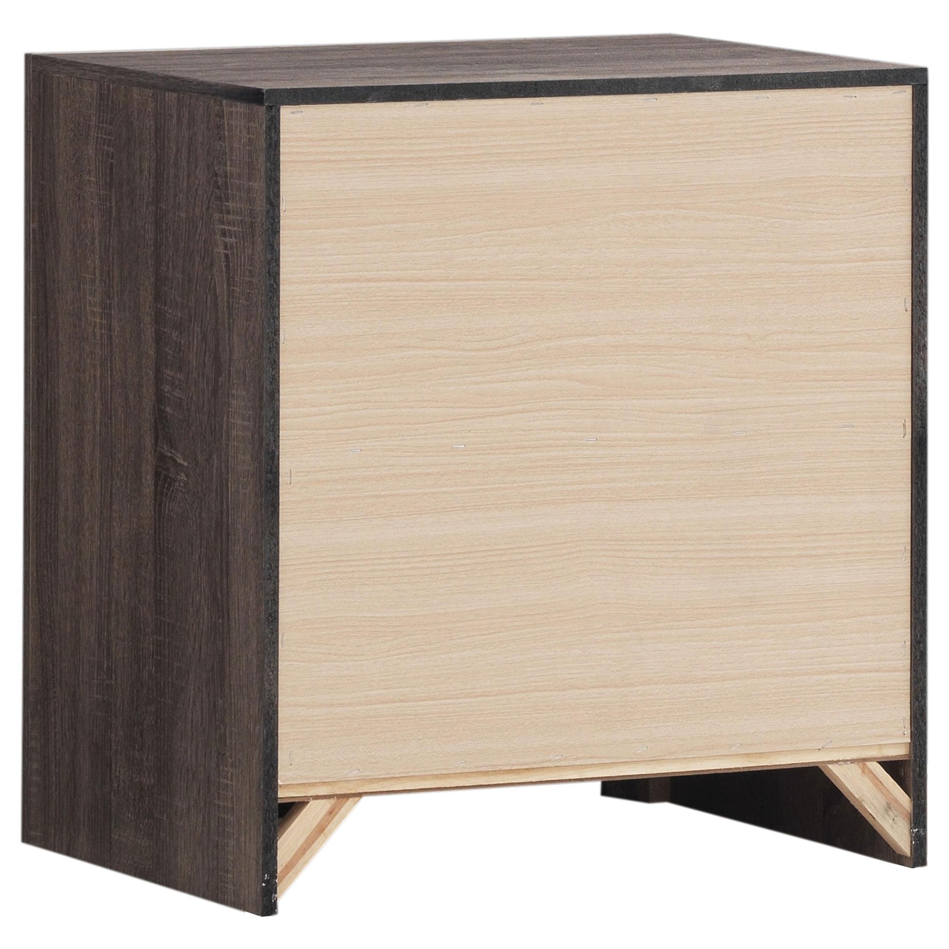  Coaster Furniture Brantford 207042 2-Drawer Nightstand - Barrel Oak IMAGE 5