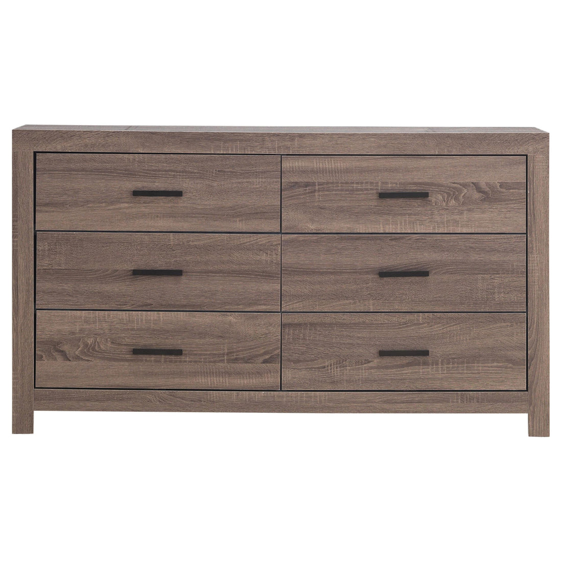  Coaster Furniture Brantford 207043 6-Drawer Dresser - Barrel Oak IMAGE 1