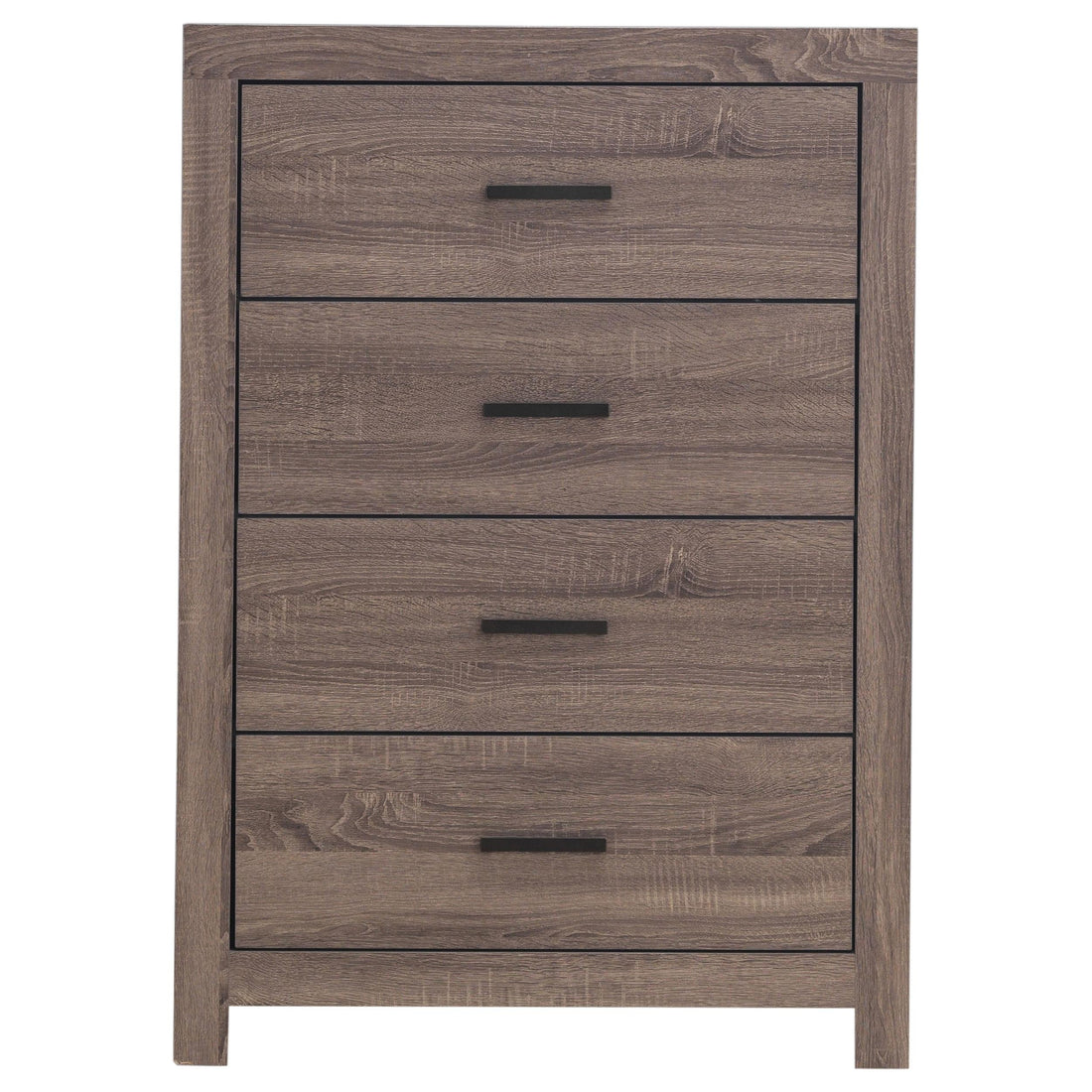  Coaster Furniture Brantford 207045 4-Drawer Bedroom Chest - Barrel Oak IMAGE 1