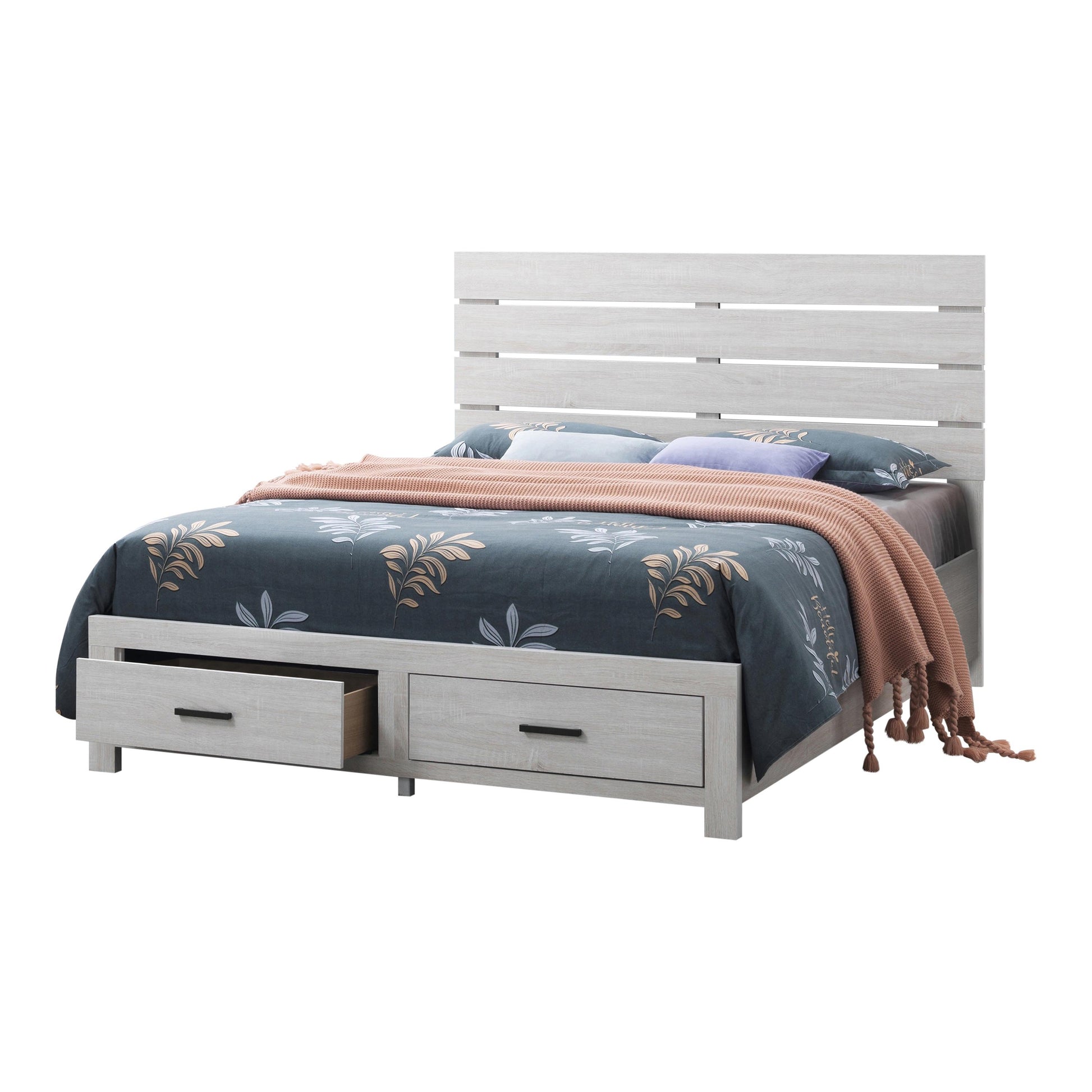  Size_King  -- Coaster Furniture Brantford Panel Bed with Storage IMAGE 1
