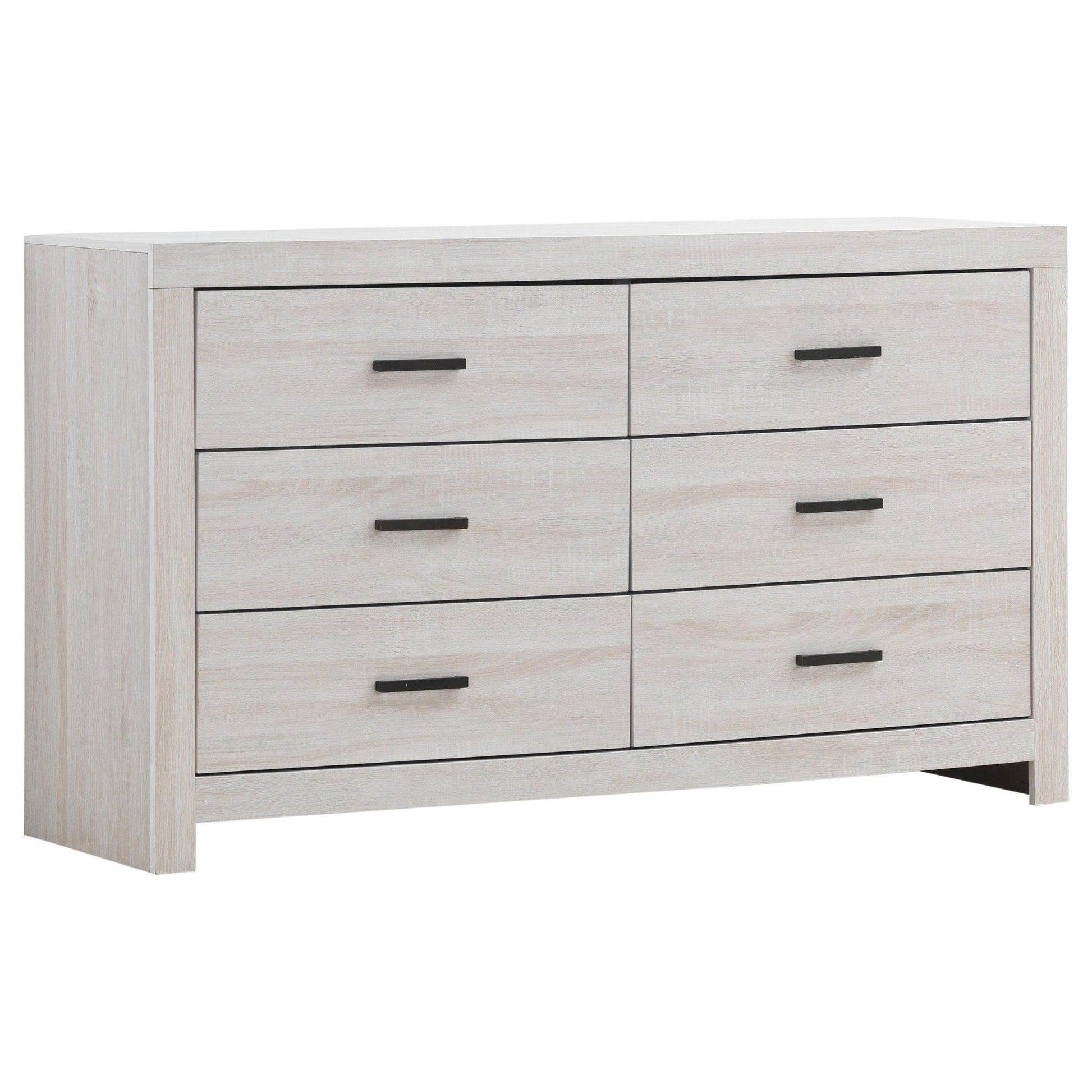  Coaster Furniture Brantford 207053 6-Drawer Dresser - Coastal White IMAGE 1