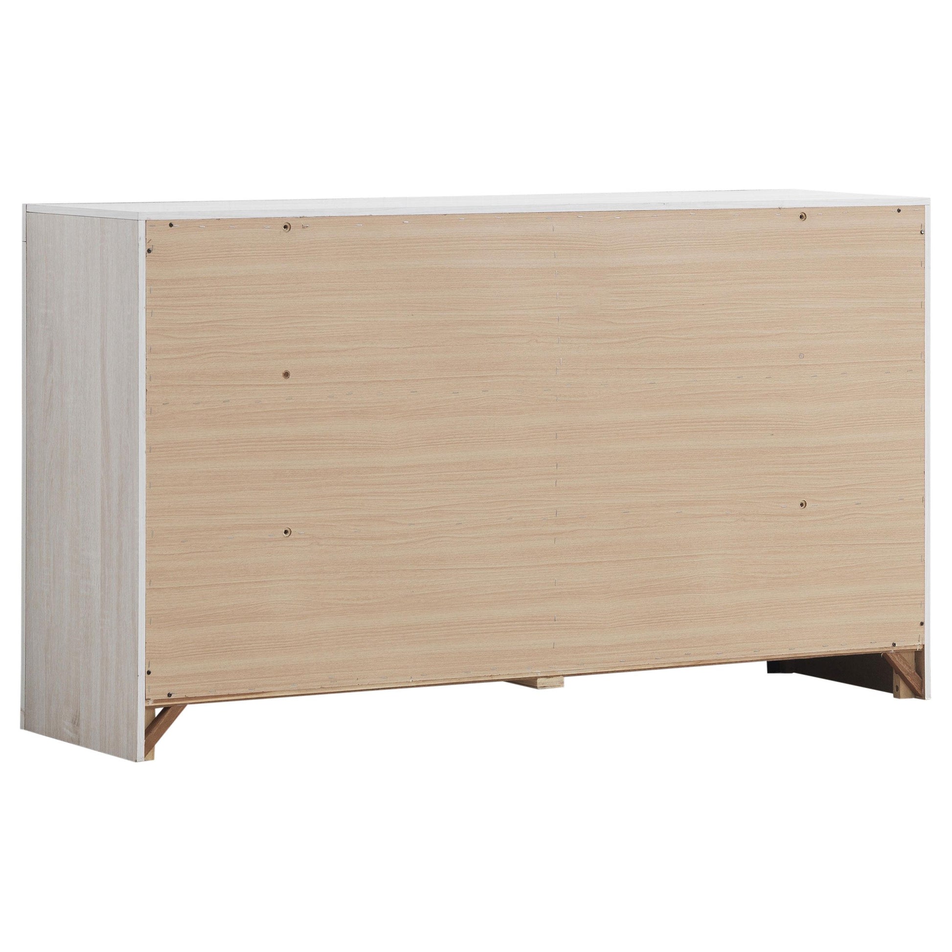  Coaster Furniture Brantford 207053 6-Drawer Dresser - Coastal White IMAGE 5