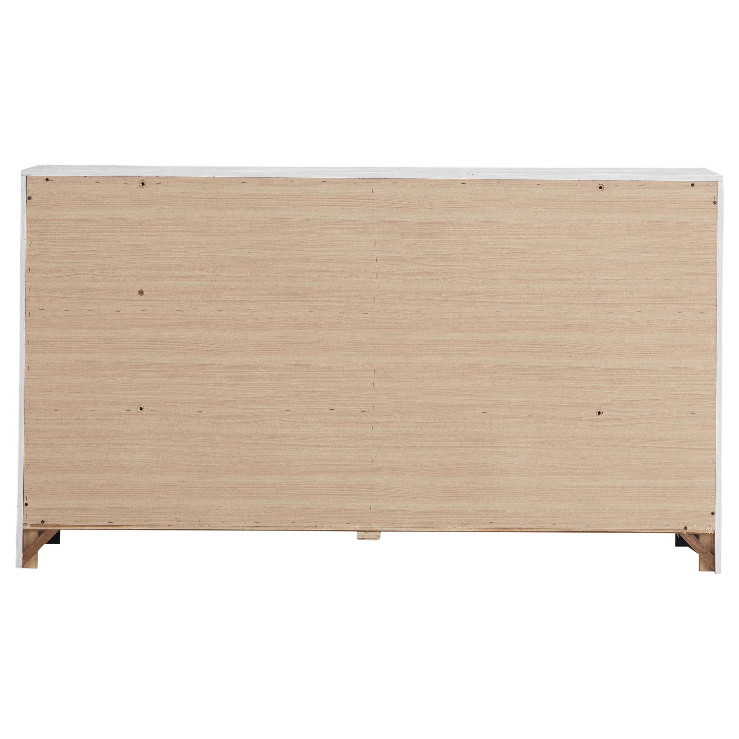  Coaster Furniture Brantford 207053 6-Drawer Dresser - Coastal White IMAGE 6