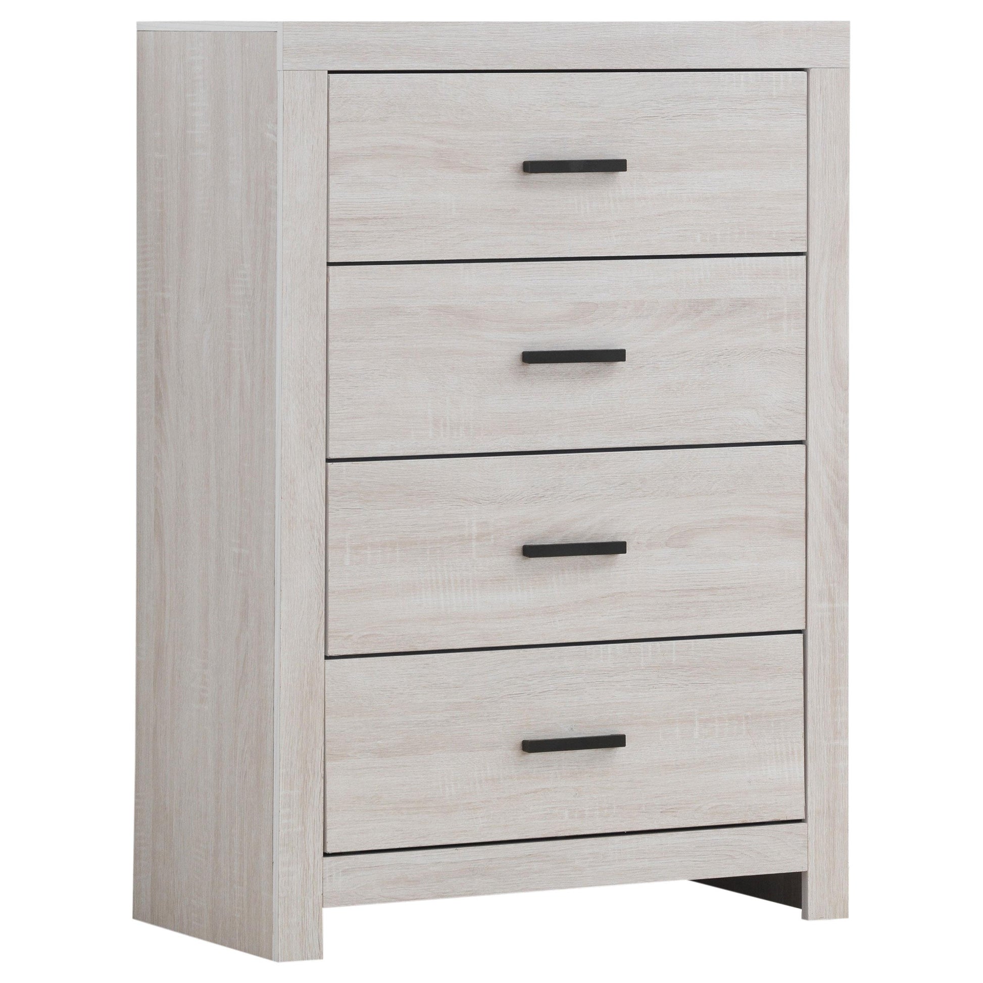  Coaster Furniture Brantford 207055 4-Drawer Bedroom Chest - Coastal White IMAGE 1