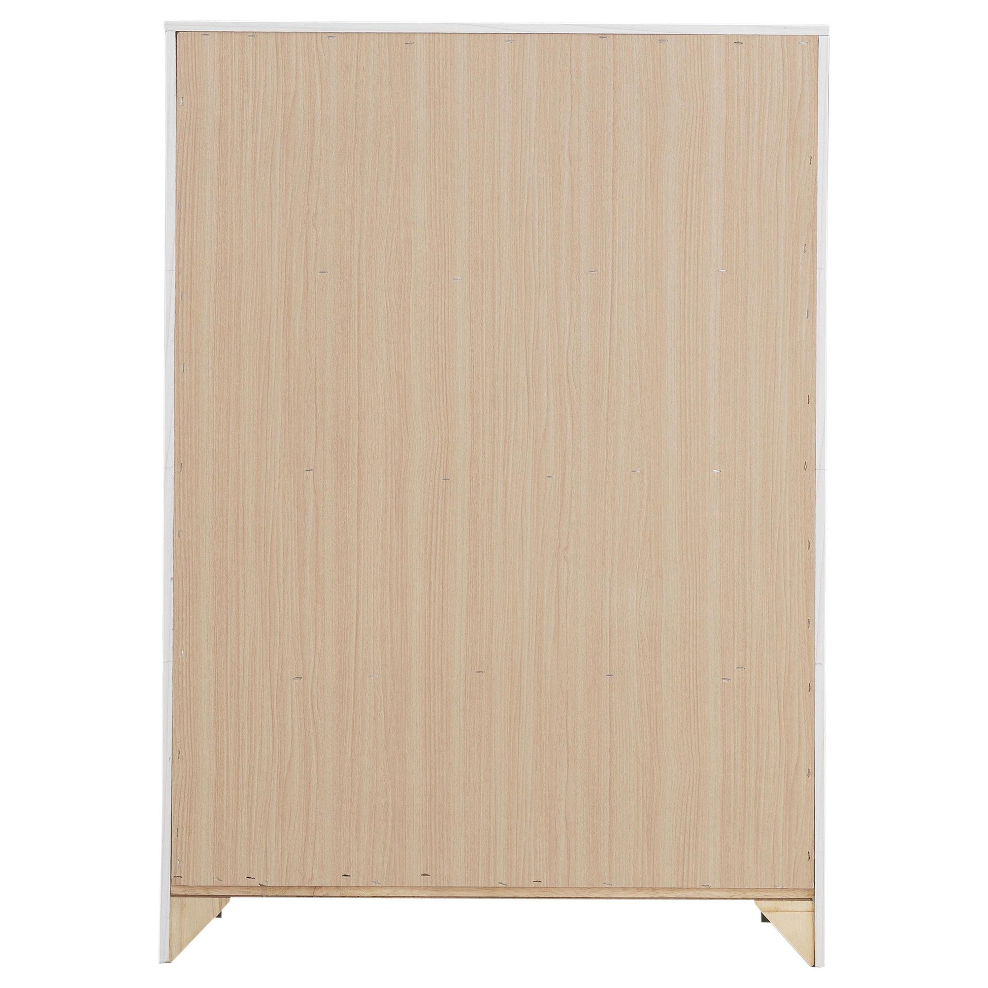  Coaster Furniture Brantford 207055 4-Drawer Bedroom Chest - Coastal White IMAGE 6