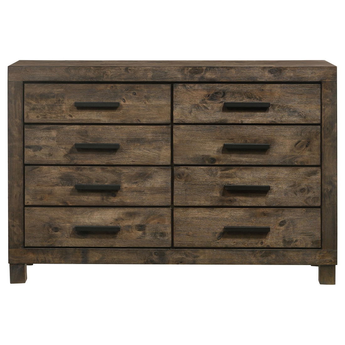  Coaster Furniture Woodmont 222633 8-Drawer Dresser - Rustic Golden Brown IMAGE 1