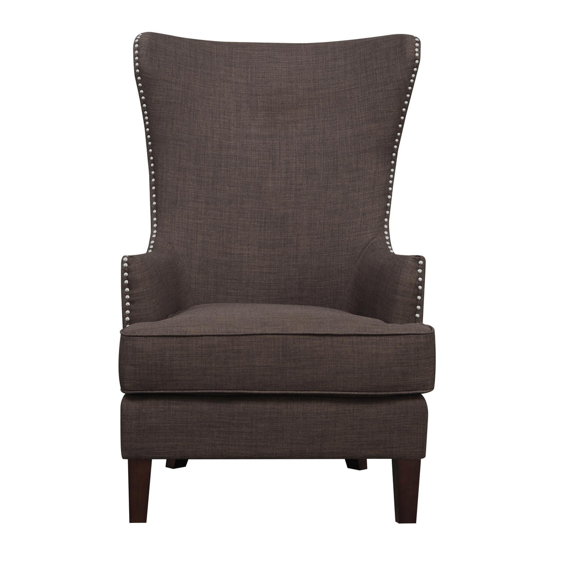  Elements International Kori Accent Chair - Chocolate IMAGE 1