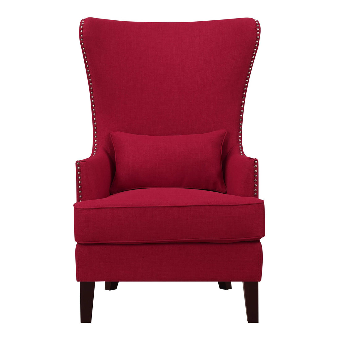  Elements International Kori Accent Chair - Berry IMAGE 1