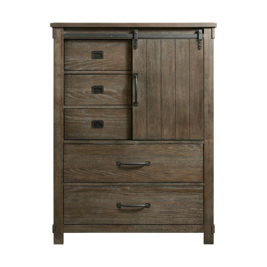  Elements International Scott SC300CH Gentlemen's Chest - Walnut IMAGE 1