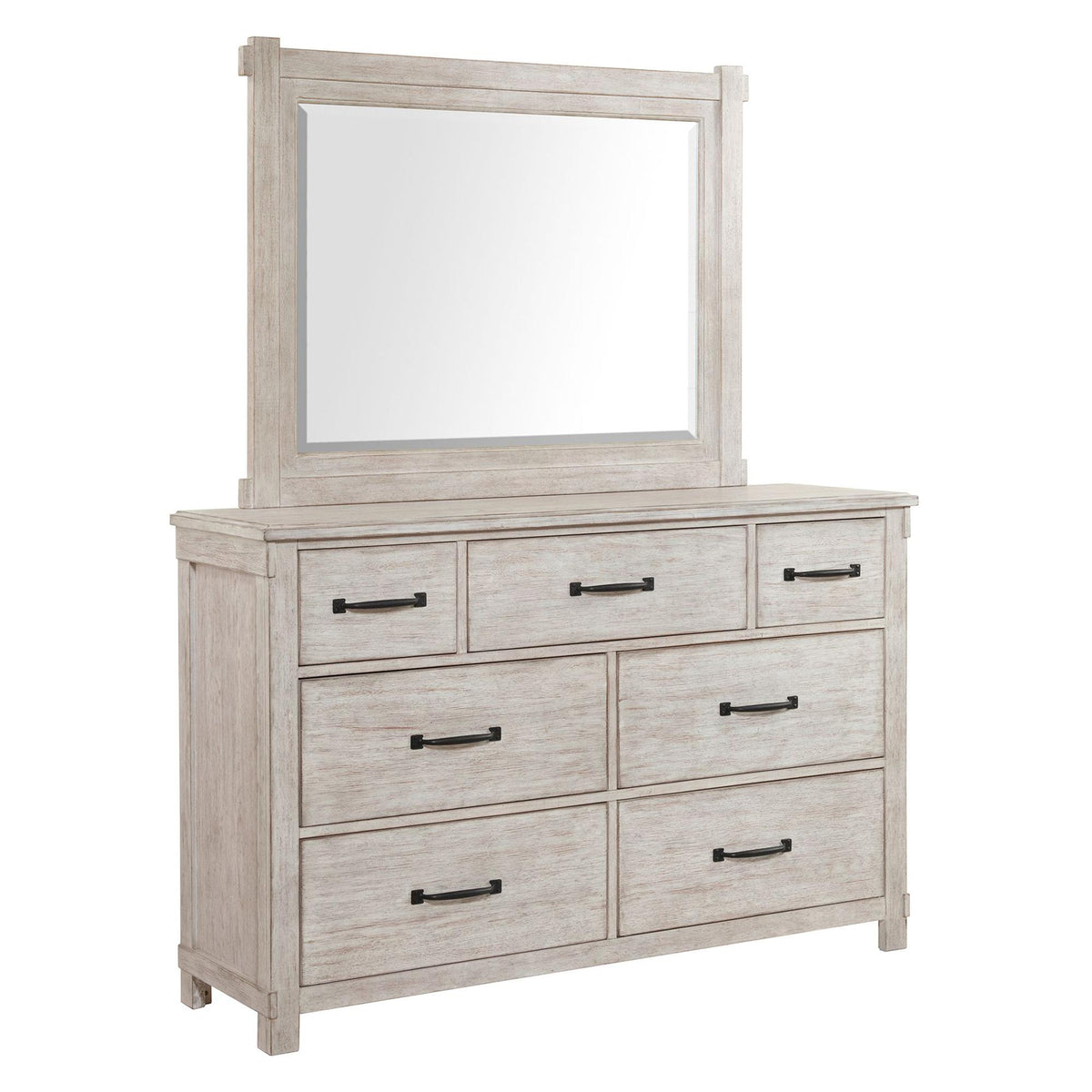  Elements International Scott SC600DRMR Dresser with Mirror Set IMAGE 1