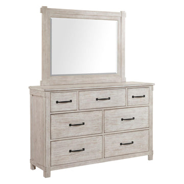  Elements International Scott SC600DRMR Dresser with Mirror Set IMAGE 1