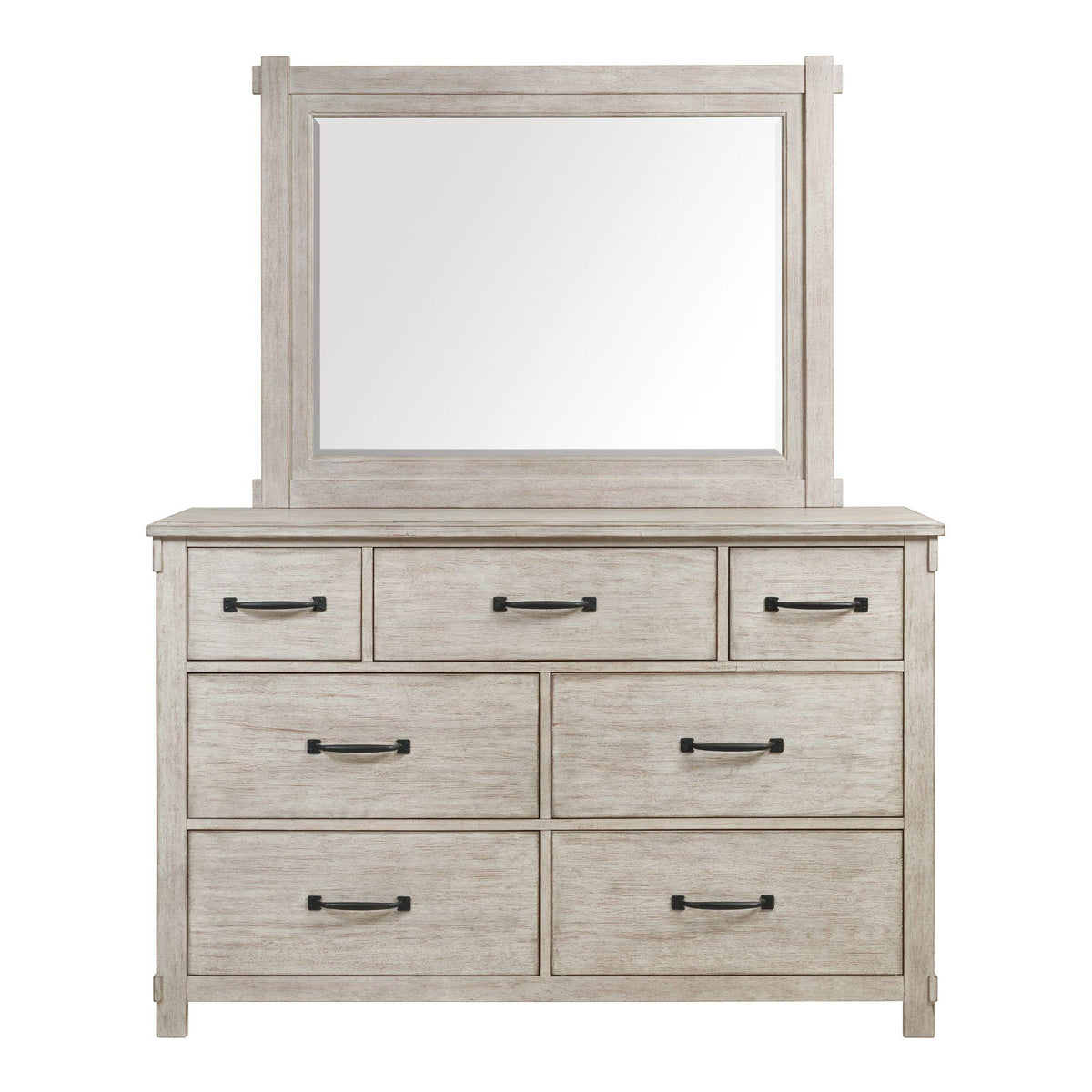  Elements International Scott SC600DRMR Dresser with Mirror Set IMAGE 2