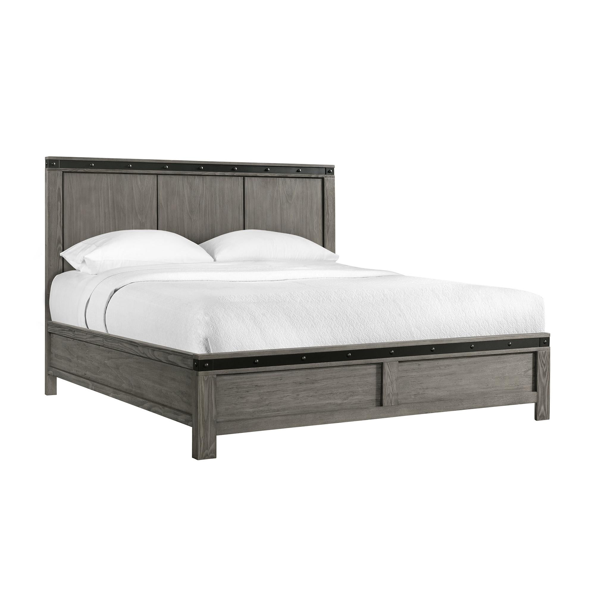  Elements International Wade WE600KB King Panel Bed IMAGE 1