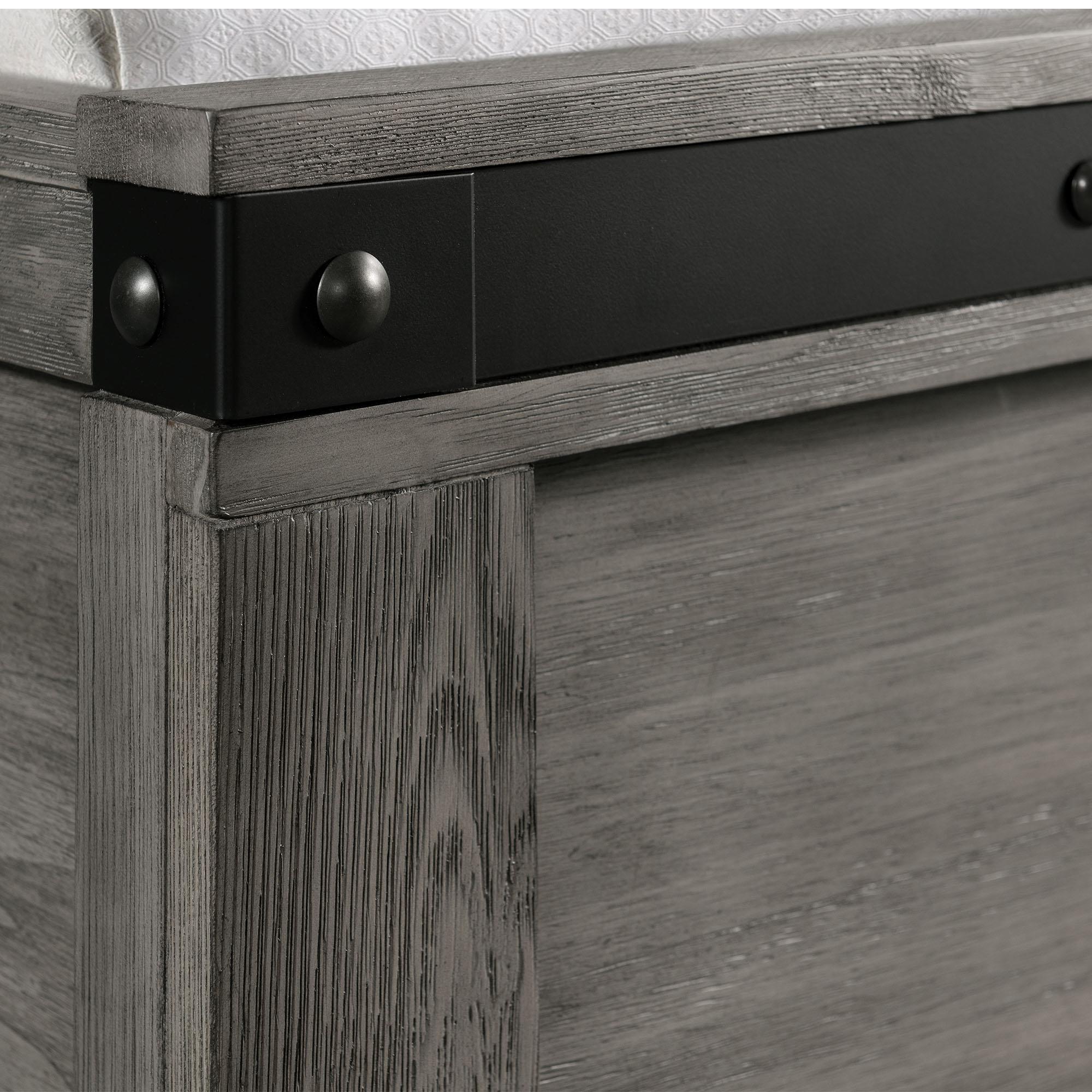  Elements International Wade WE600KB King Panel Bed IMAGE 6