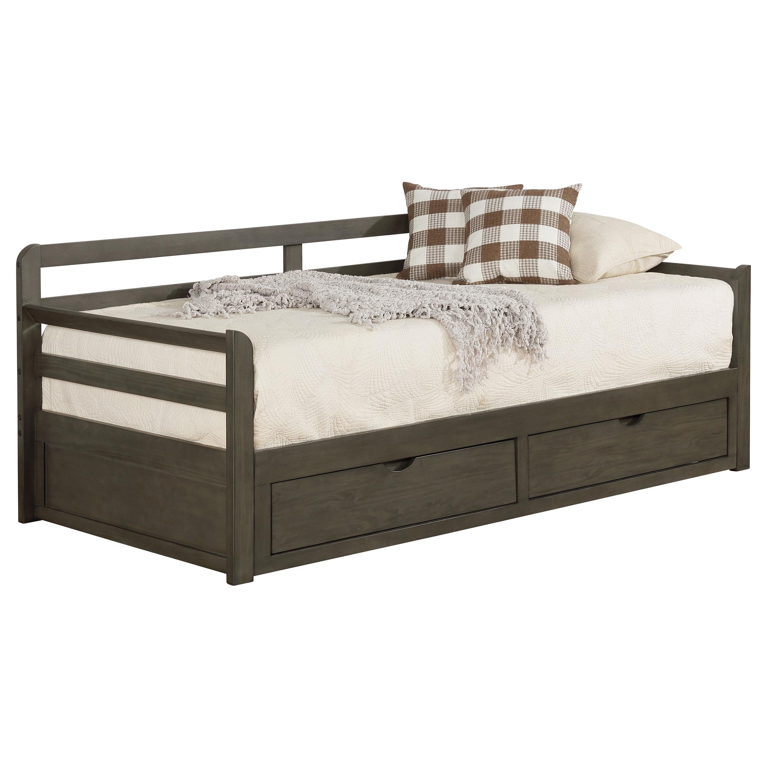  Coaster Furniture Sorrento 305706 2-Drawer Twin XL Daybed with Extension Trundle - Grey IMAGE 13