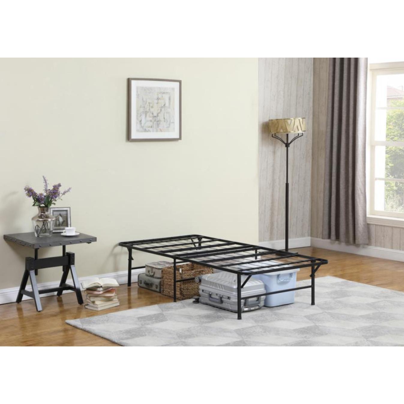  Coaster Furniture Mabel 305957KE Metal Eastern King Mattress Support Platform Bed - Black IMAGE 5