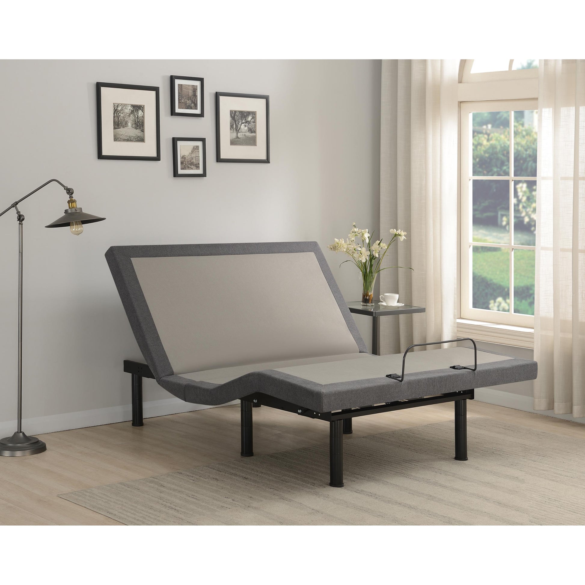  Coaster Furniture Negan 350132F Full Adjustable Bed Base - Grey and Black IMAGE 13