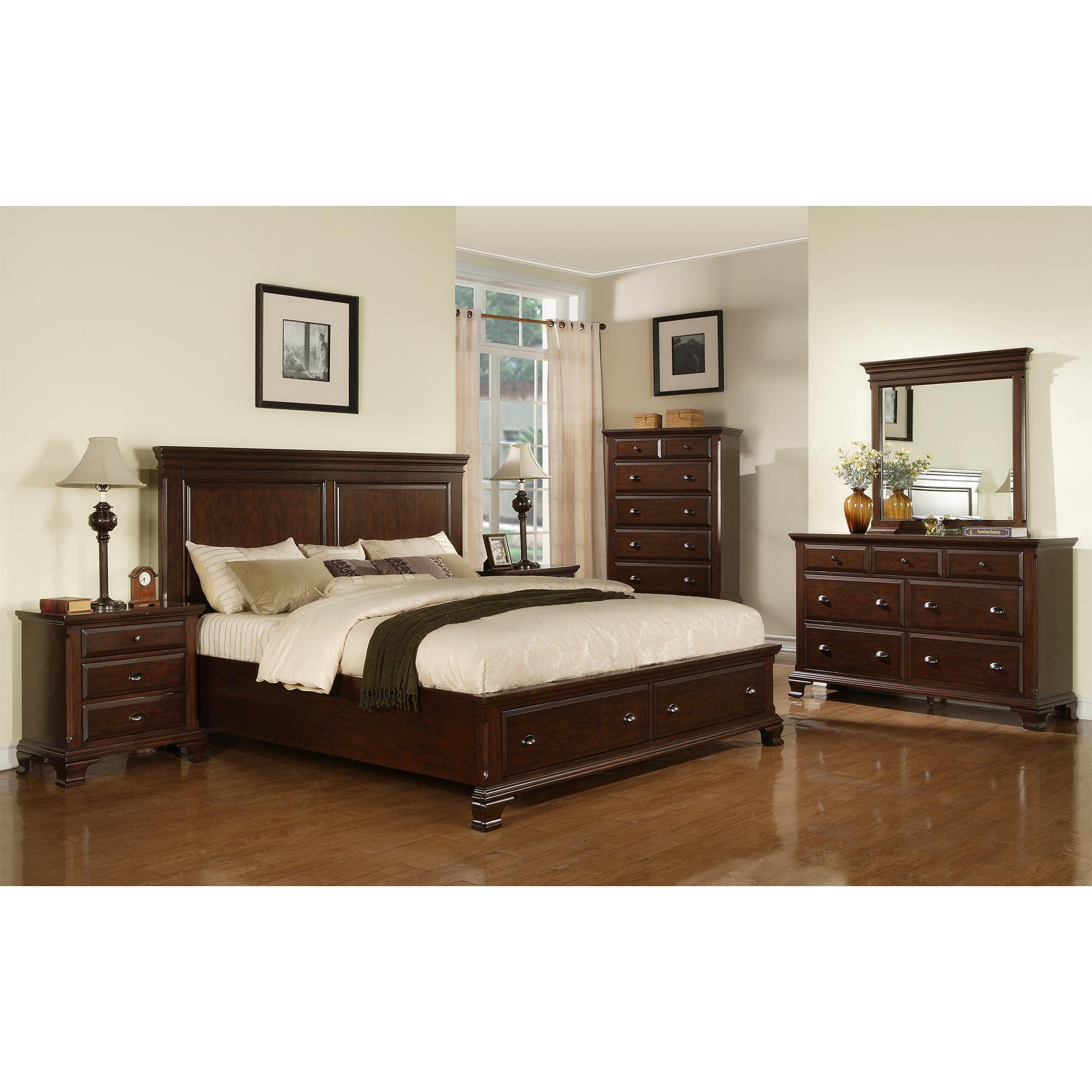  Elements International Canton Cherry CN600DRMR Dresser IMAGE 3