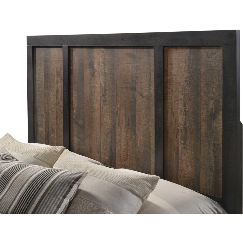  Size_King  -- Elements International Harlington Panel Bed IMAGE 3
